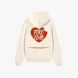 Hoodie Heart - Cru